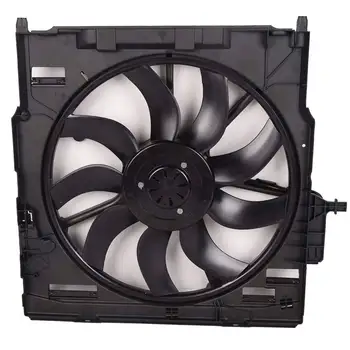 17428618242 Вентилатор за охлаждане на кондензатора, радиатор, подходящ за BMW X5 2011-13 X6 2009-2014 Изображение