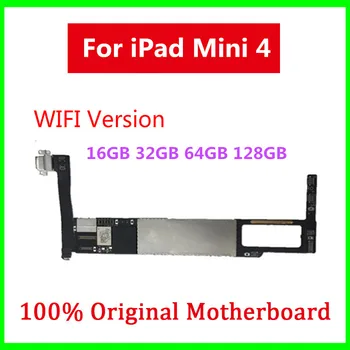 A1538 WiFi Версия на Дънната Платка На iPad Mini И 4 Разблокированная дънна Платка без Touch ID Логическа Такса 16 GB 32 GB 64 GB 128 GB операционна система Изображение