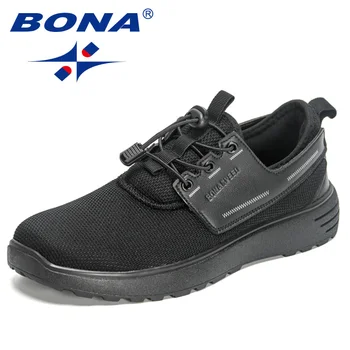 BONA 2023/ Нова дизайнерска мода ежедневни обувки, леки маратонки, мъжки градинска дишащи обувки, мъжки обувки за почивка Mansculino Изображение