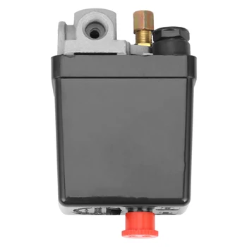 Клапан за управление на реле за налягане въздушен компресор за тежки условия на работа 90-120 черен Изображение
