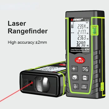 Лазерен далекомер SNDWAY SDV SW-T100/T40 инфрачервена лазерна линия Е-състав на английска версия на Изображение