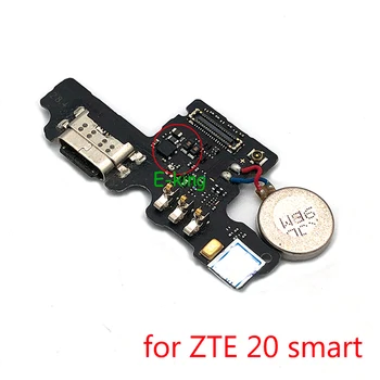 Оригиналната зарядно устройство ще захранване на такса с USB порт за ZTE Blade 20 Smart USB порт за зареждане на док-станция Гъвкав кабел Изображение