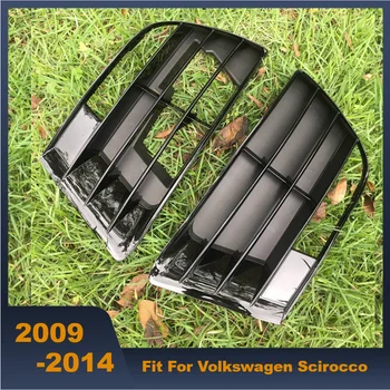 Размерът на лявата и дясната долна част на бронята, капака на противотуманной фарове, вентилационна решетка За Volkswagen Scirocco 2009-2014 Изображение