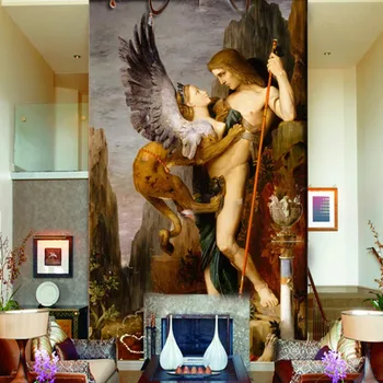 стенни тапети beibehang европейската декоративна живопис тапети с образа на гръцката митология papel de parede para quarto Изображение